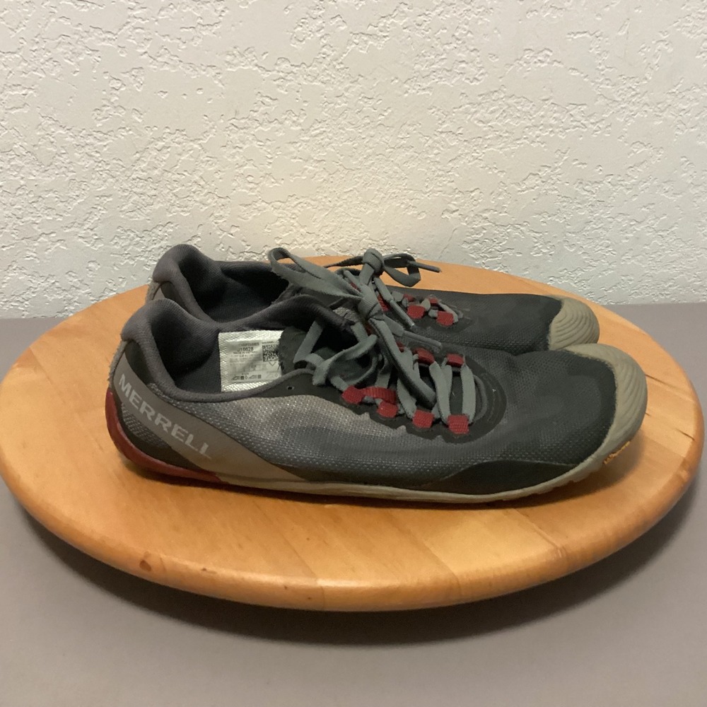 Merrell Vapor Glove 4 Womens 7.5 Minimalist Barefoot‎ Running Shoes Gray J16628